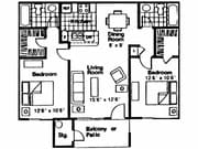 2BR/2BA