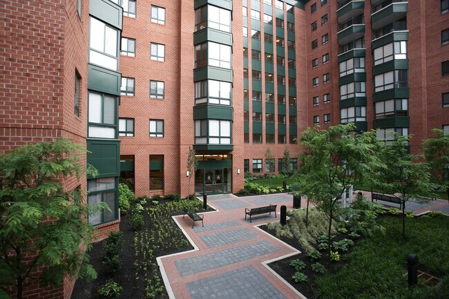 Patio exterior del edificio