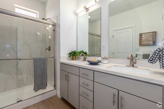 2BR, 2.5BA - 1,351SF - Primary Bathroom