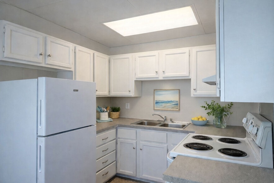 Updated Kitchen with Plenty of Drawer and Cabinet Space