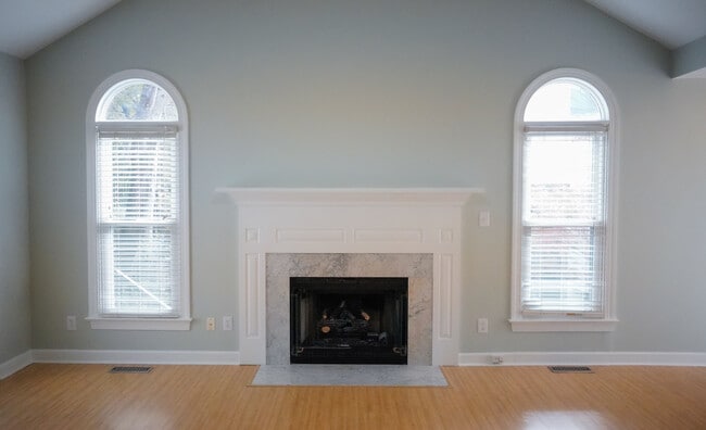 Fire place in living room - 3801 Lake Point Cir