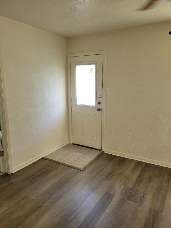 Back door from bedroom - 1607 N W S Young Dr Apartamentos Unidad B