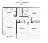 3BR/2BA