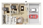 Bennington II 3D Furnished