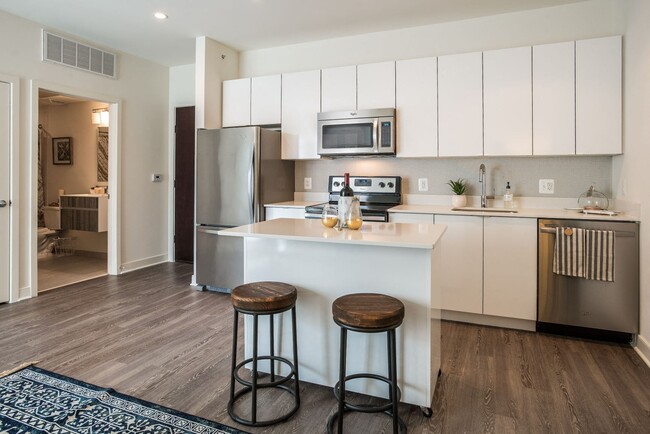 Kitchen (staged) - 2255 Wisconsin Apartments