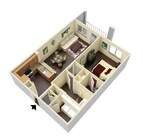Dogwood_1Bed_1Bath_789 Sq Ft