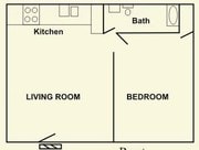 1BR/1BA