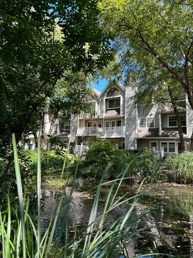View of Unit from Across the Pond - 5801 Inman Park Cir Unit #330