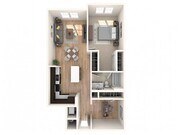 1 BR and Den