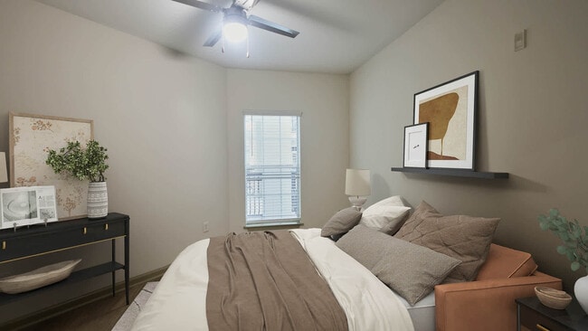 Bedroom with Hard Surface Flooring