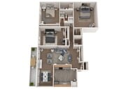 Lafayette Plaza 3 Bedroom 2 Bath