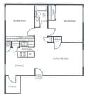 2BR/1BA