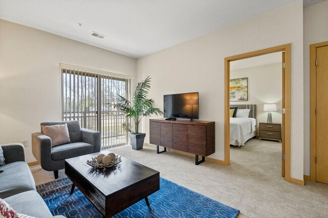 The Woodlands Living Room - The Woodlands Apartments