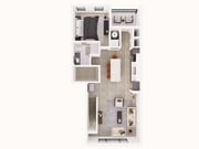 Top floor of townhome