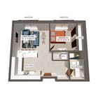 1Bed/1Bath