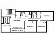 3 BR Fireplace