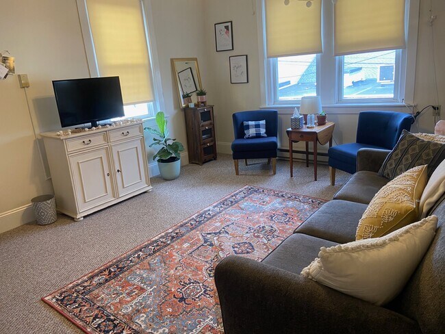 Living room with windows on two walls - 206 Courtland St Unit 4