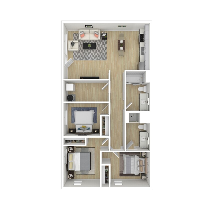 3 Bedroom - Type B - 3 Bedroom