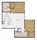 B2 floor plan Broadstone Oliver