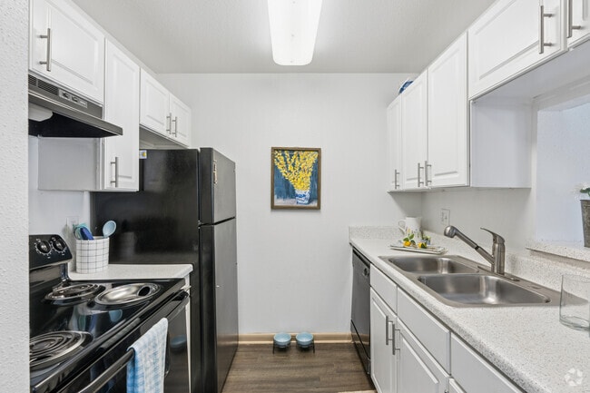 1BR, 1BA - 638SF - Kitchen - Silver Springs