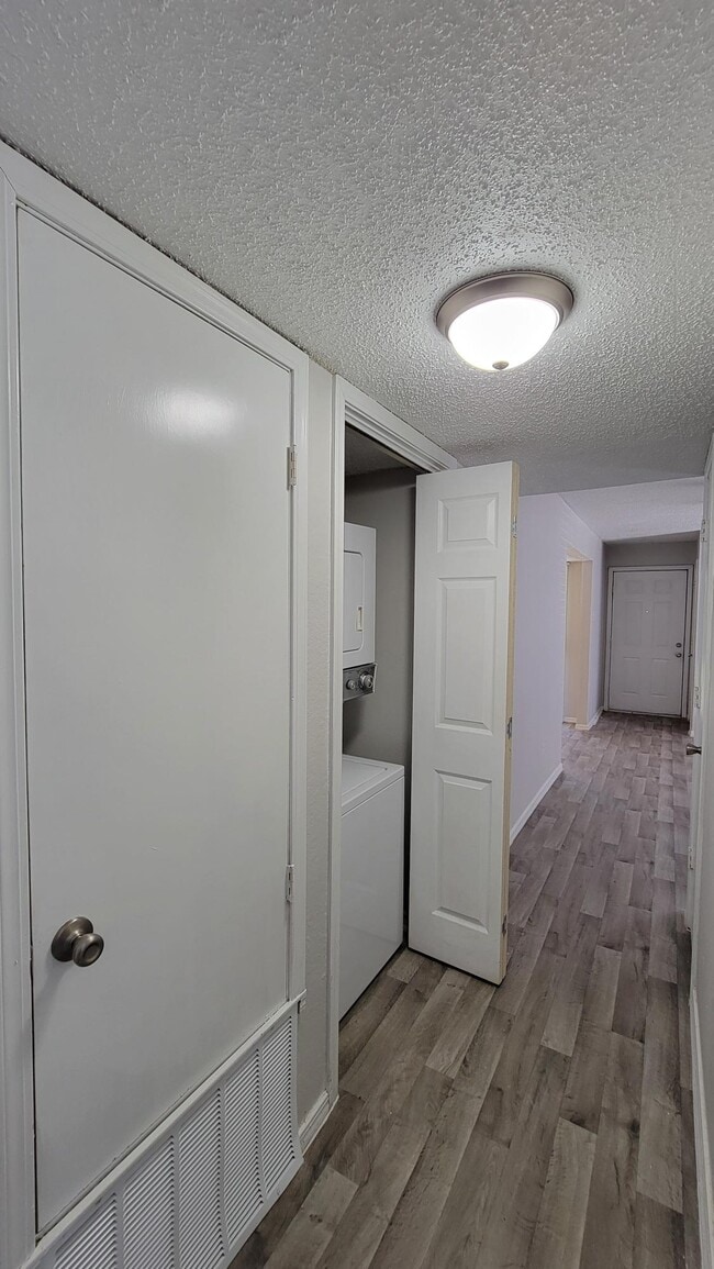 2 bed Flat hallway W/D