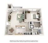 1 Bedroom | 1 Bath | 725 SF