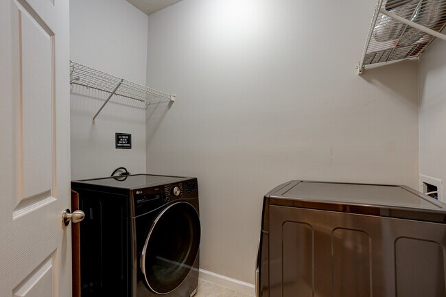 Laundry room with LG smart washer and dryer - 1850 Cotillion Dr Unit 1009
