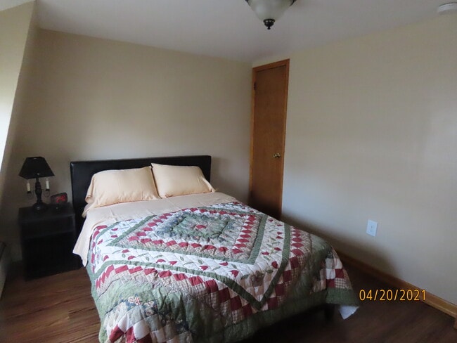 Bedroom #1. Full size bed.