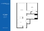 A1 Taylor 1 Bed 1 Bath