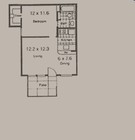 1BR/1BA