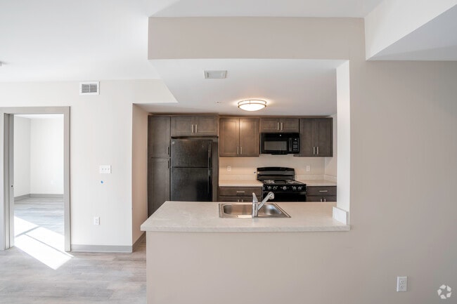 Building E #36: 2BR 2BA, Kitchen