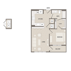 A1.1: 1bed 1bath