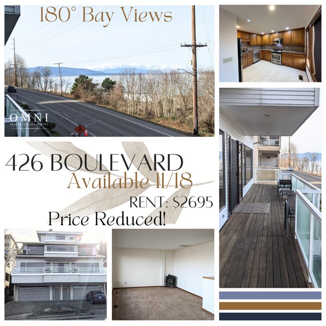 Building Photo - 180 Degree View of Bellingham Bay - Water/... Unit 426 Boulevard