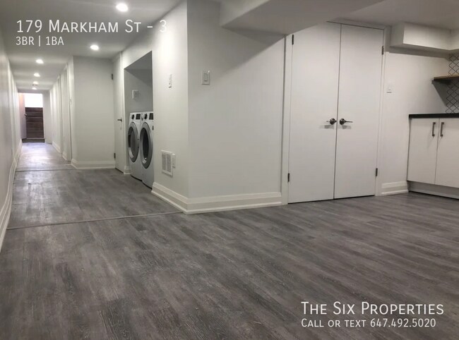 Three Bedroom Lower Level Apartment Near Dundas St W & Bathurst St