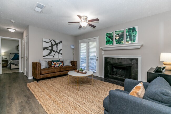 Living Room with Fireplace.
