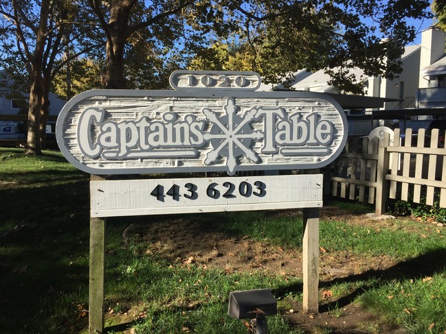 sign/ address - Captains Table Apartments - NEW