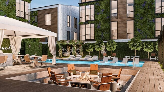 Pool Courtyard - Botanica Oak Hills Rental