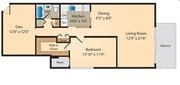 1BR/1BA
