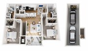 Floor Plan 2F | Seasons at Spring Street | Apartments in Mount Pleasant, WI