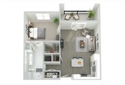 A1G floor plan The Peak at Nichols Plaza