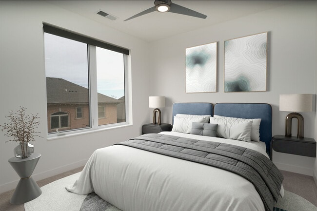 Square Apartments Omaha Bedroom - Square Apartments