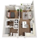 A1 floor plan Mira