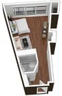 Studio With Balcony