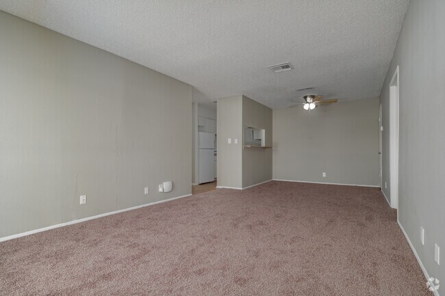 2BR, 2BA - 900SF Living Room