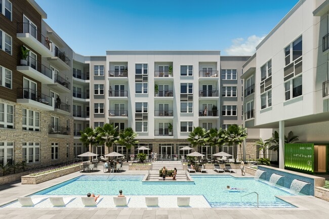 Mercury Hall - Pool Courtyard - The Mercury Rental