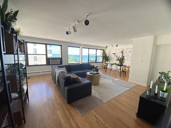 Living room (couch can be loaned) - 3420 N Lake Shore Dr Unit 17H
