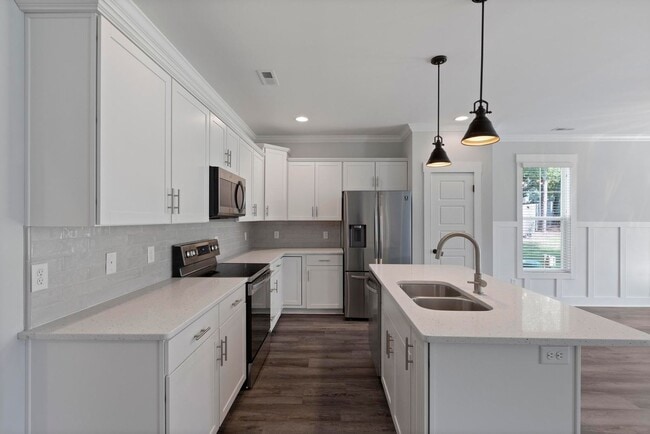 Photo - Modern Farmhouse Style with LARGE fenced lot