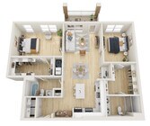 2B2 floor plan The Willow