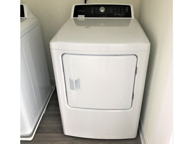 A full dryer is available in every apartment home.