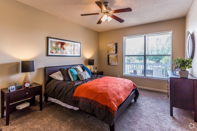 Model Bedroom with Natural Light | Apartments in Memphis TN | Waterford Place Apartments